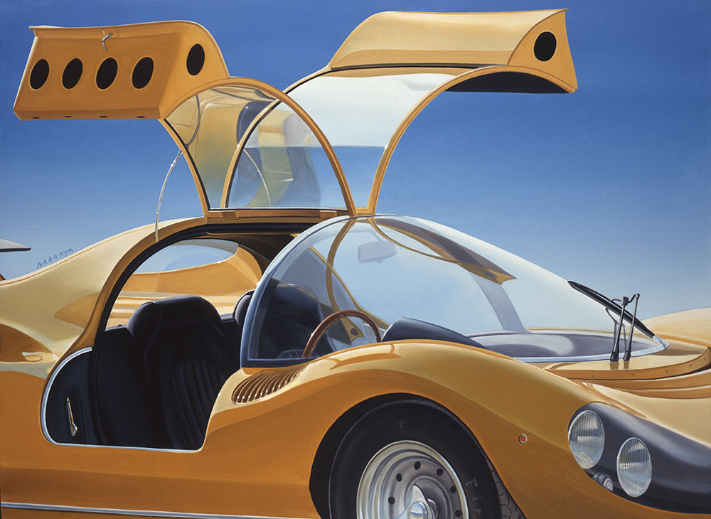 peinture de l'A-P de Ferrari Papillon