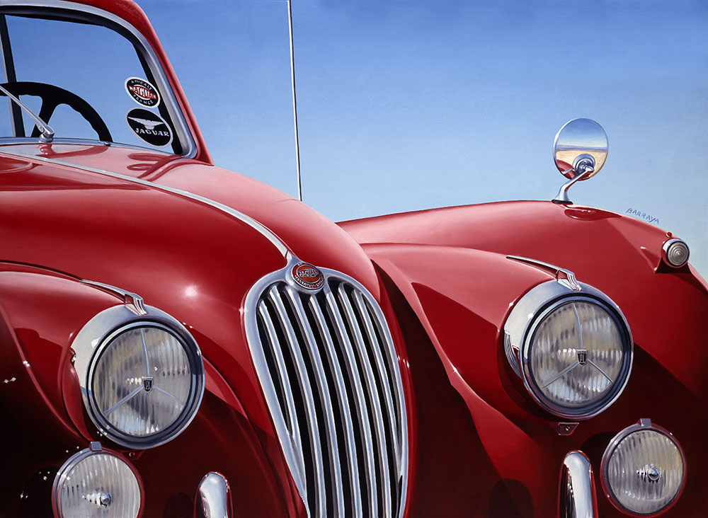 peinture d'auto-portrait Jaguar'