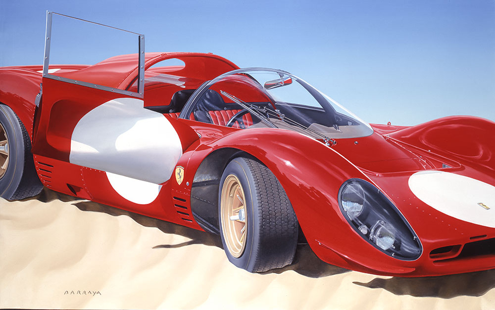 peinture d'A-P de Ferrari P4