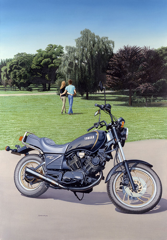 peinture de moto