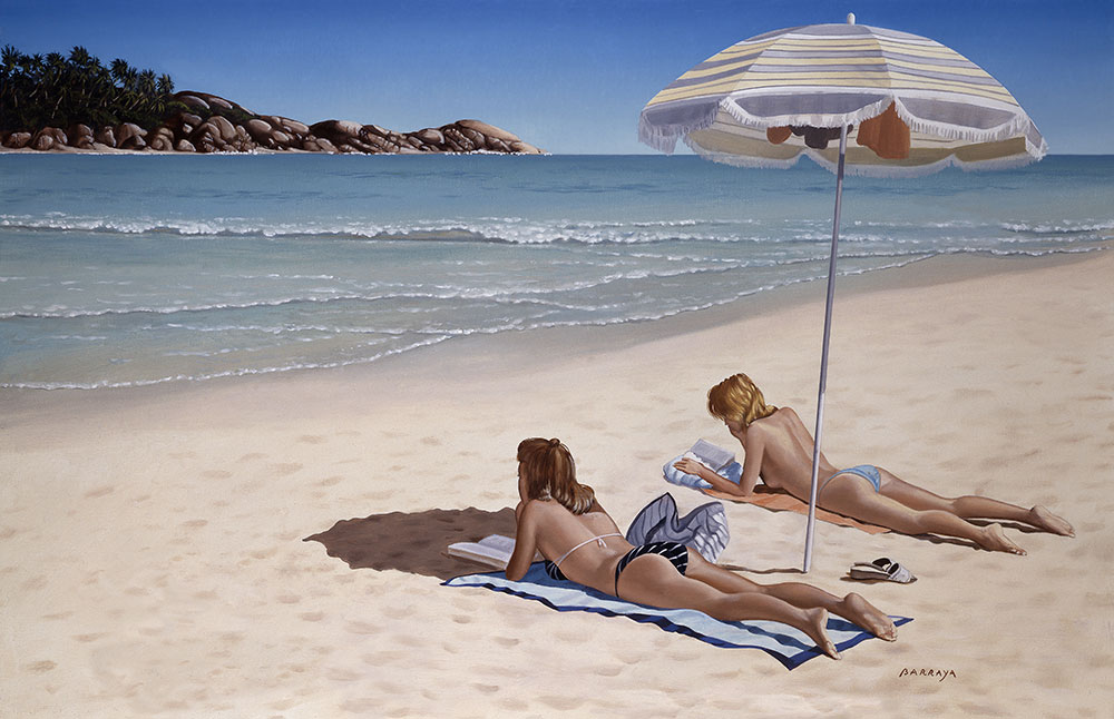 Lecture sur la plage