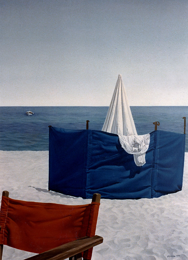 peinture de Plage à St Tropez
