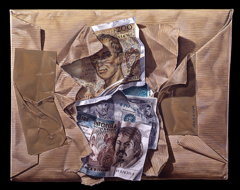 peinture liquide : Cash and Kraft.